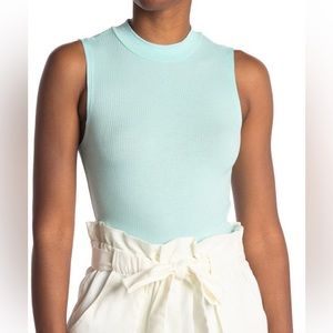 BCBGeneration aqua sleeveless tank